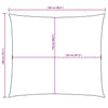 Parasole a Vela Oxford Rettangolare 2×2,5 m Blu - Image 23 of 23