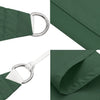 Parasole a Vela in Tessuto Oxford 6×6×6 m Verde Scuro - Image 30 of 56