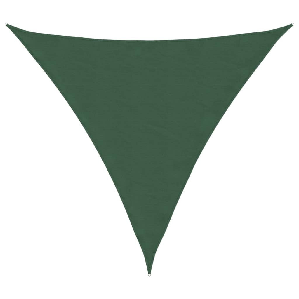 Parasole a Vela in Tessuto Oxford 6×6×6 m Verde Scuro - Image 32 of 56
