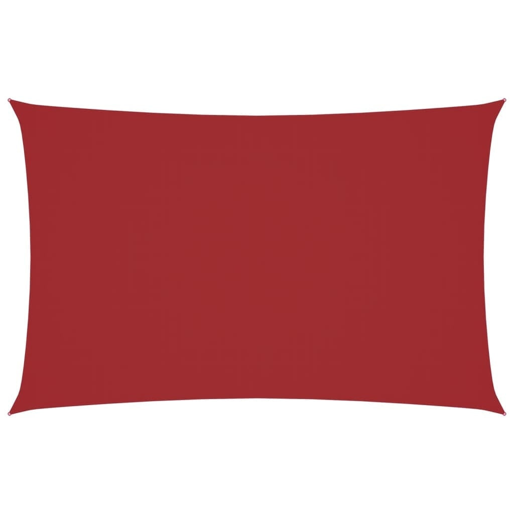 Parasole a Vela Rettangolare Oxford 2×5 m Rosso - Image 12 of 40
