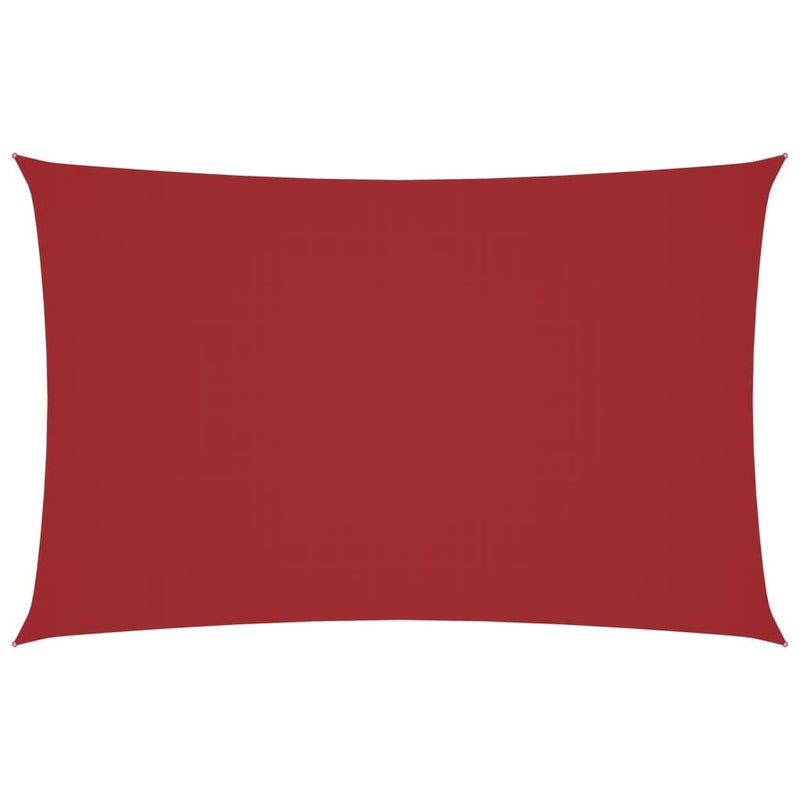 Parasole a Vela Rettangolare Oxford 2×5 m Rosso - Image 12 of 40