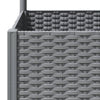 Fioriera Giardino con Graticcio PP 120×40×136cm Grigio Chiaro - Image 11 of 18
