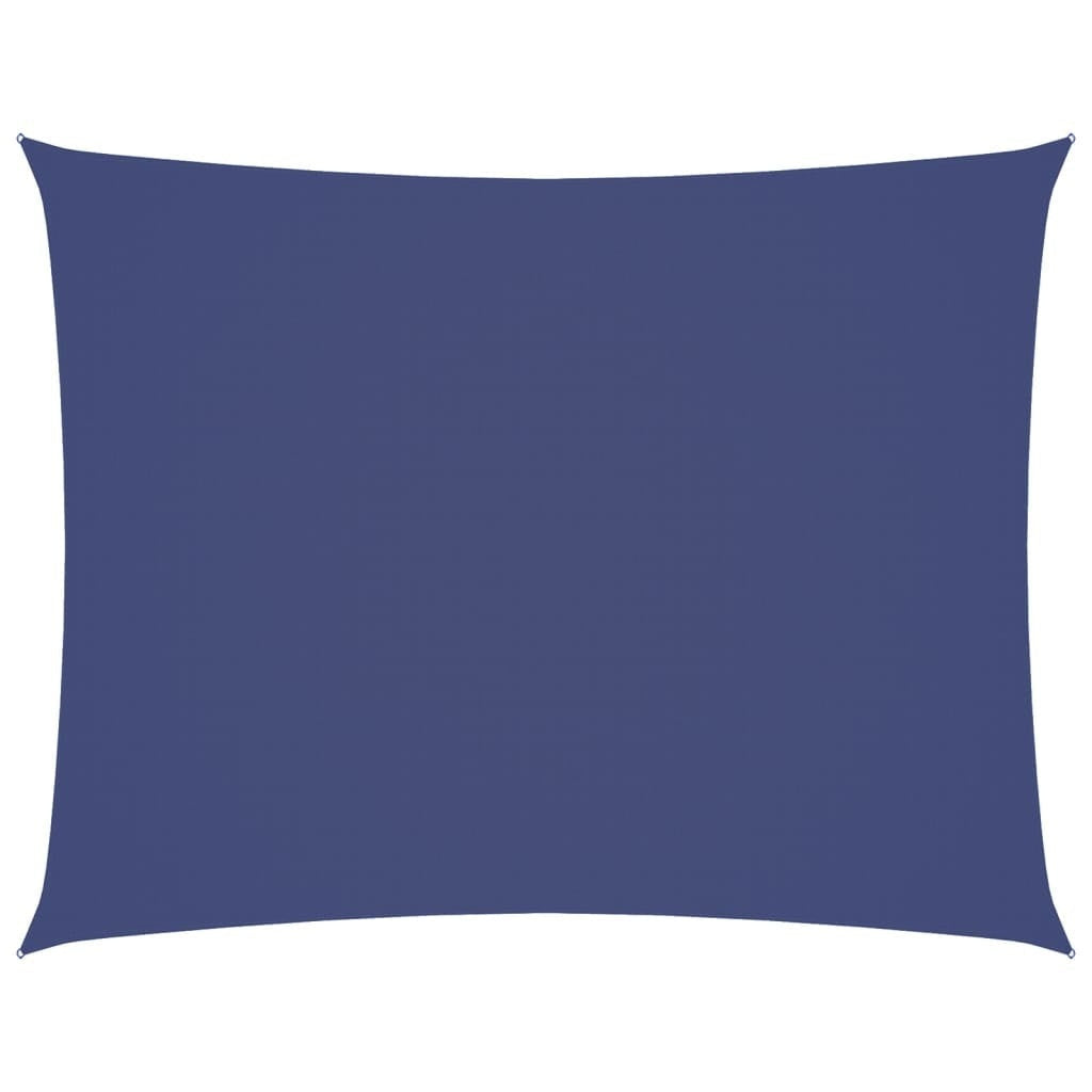 Parasole a Vela Rettangolare in Oxford Rivestito in PU 4×6 m Blu - Image 21 of 58