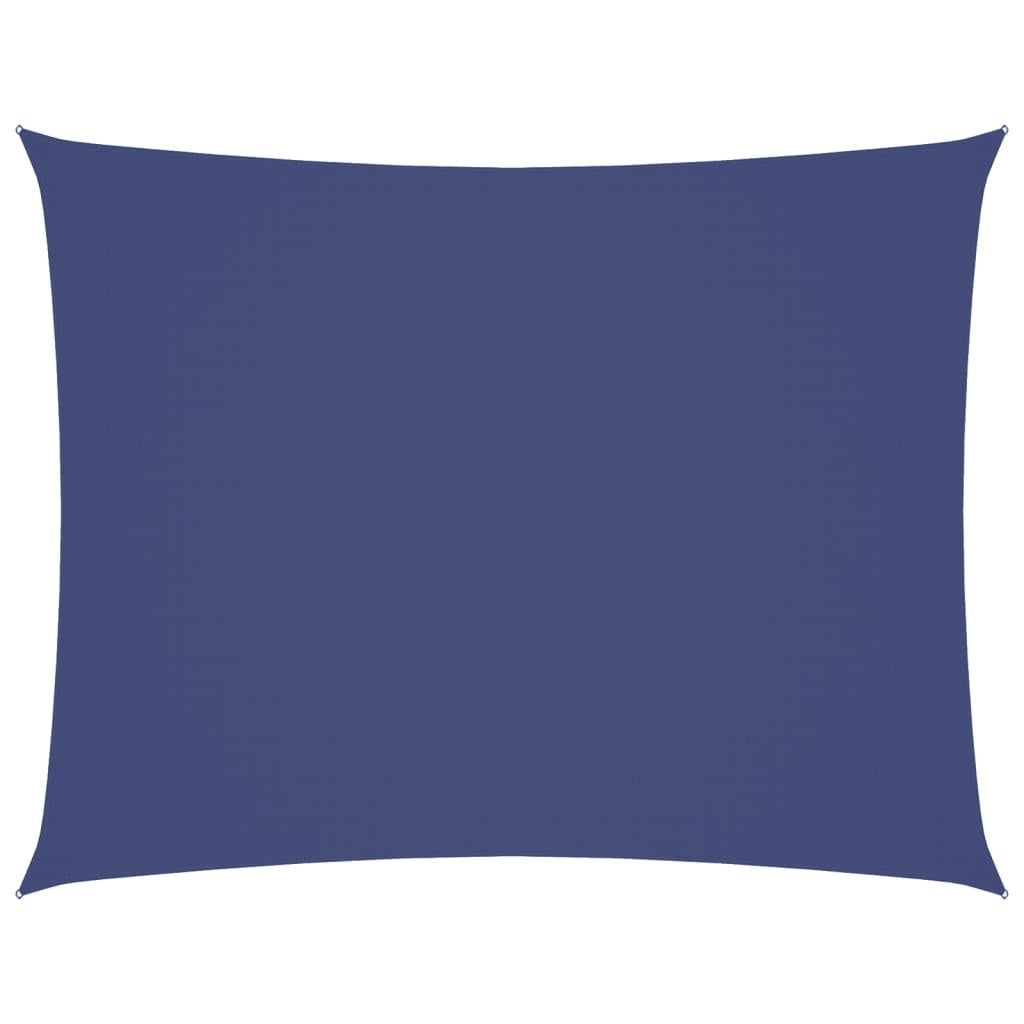 Parasole a Vela Rettangolare in Oxford Rivestito in PU 4×6 m Blu - Image 40 of 58