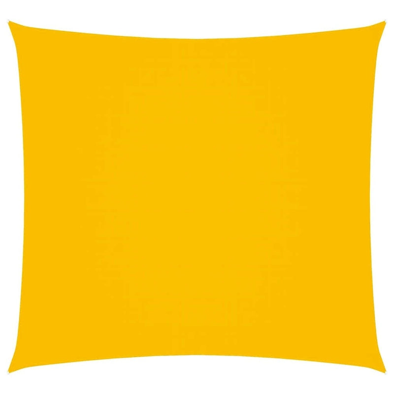 Parasole a Vela in Tessuto Oxford Rivestito PU Quadrato 6×6 m Giallo - Image 6 of 26