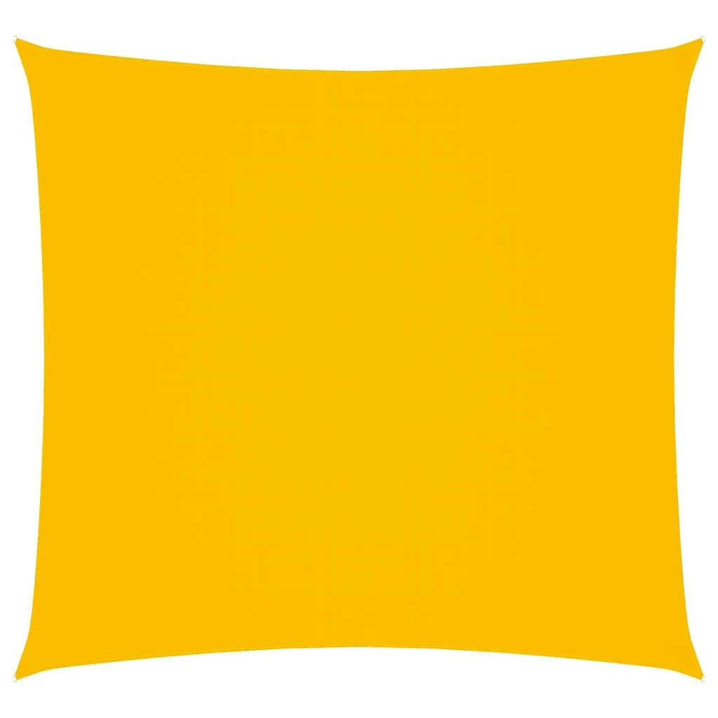 Parasole a Vela in Tessuto Oxford Rivestito PU Quadrato 6×6 m Giallo - Image 24 of 26