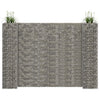 Gabbione Fioriera Filo Acciaio 260×40×200 cm Argento - Image 7 of 20