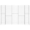 Gabbione Fioriera Filo Acciaio 260×40×200 cm Argento - Image 12 of 20