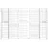 Gabbione Fioriera Filo Acciaio 260×40×200 cm Argento - Image 16 of 20