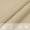 Parasole a Vela Triangolare in Tessuto Oxford 4×5×6,4 m Beige - Image 19 of 40