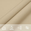 Parasole a Vela Triangolare in Tessuto Oxford 4×5×6,4 m Beige - Image 27 of 40