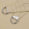 Parasole a Vela Triangolare in Tessuto Oxford 4×5×6,4 m Beige - Image 33 of 40