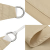 Parasole a Vela Triangolare in Tessuto Oxford 4×5×6,4 m Beige - Image 34 of 40