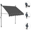 Tenda da Sole Retrattile Manuale con LED 200 cm Antracite - Image 10 of 24