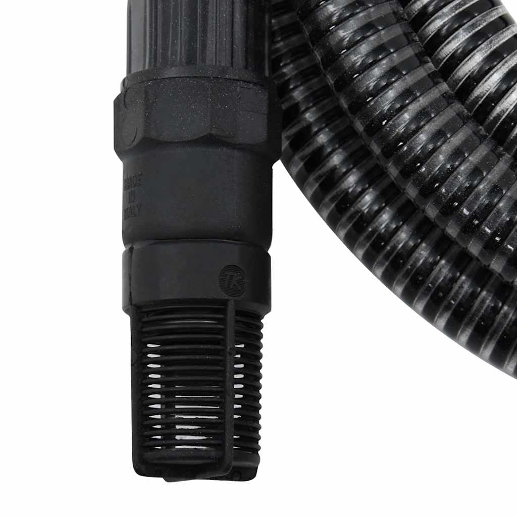 Tubo di Aspirazione in PVC con Raccordi in Ottone 4 m x 1" Nero - Image 13 of 20