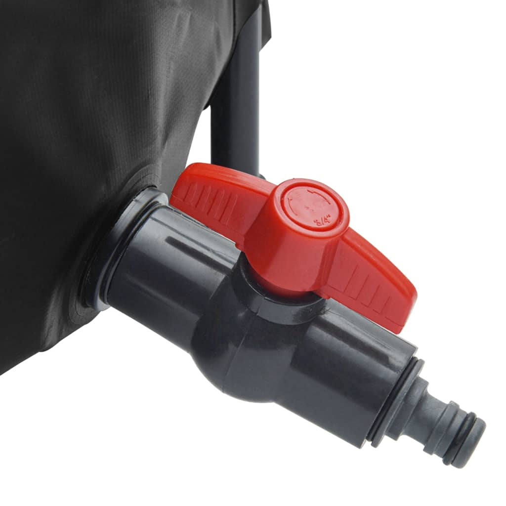 Serbatoio Acqua Pieghevole 1350 L in PVC Ø 120×120 cm Nero - Image 32 of 40