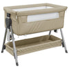 Lettino per Bambini con Materasso in Tessuto di Lino 93×56 cm Tortora - Image 15 of 37
