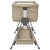 Lettino per Bambini con Materasso in Tessuto di Lino 93×56 cm Tortora - Image 19 of 37