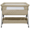 Lettino per Bambini con Materasso in Tessuto di Lino 93×56 cm Tortora - Image 22 of 37