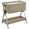 Lettino per Bambini con Materasso in Tessuto di Lino 93×56 cm Tortora - Image 25 of 37