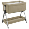 Lettino per Bambini con Materasso in Tessuto di Lino 93×56 cm Tortora - Image 26 of 37