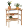 Tavolo Piante Legno Massello Abete con Piano in Zinco 78×38×82,5 cm - Image 4 of 57