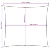 Vela Parasole in Tela Oxford Quadrata 5×5 m Bianco - Image 38 of 41