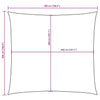 Vela Parasole in Tela Oxford Quadrata 5×5 m Bianco - Image 39 of 41