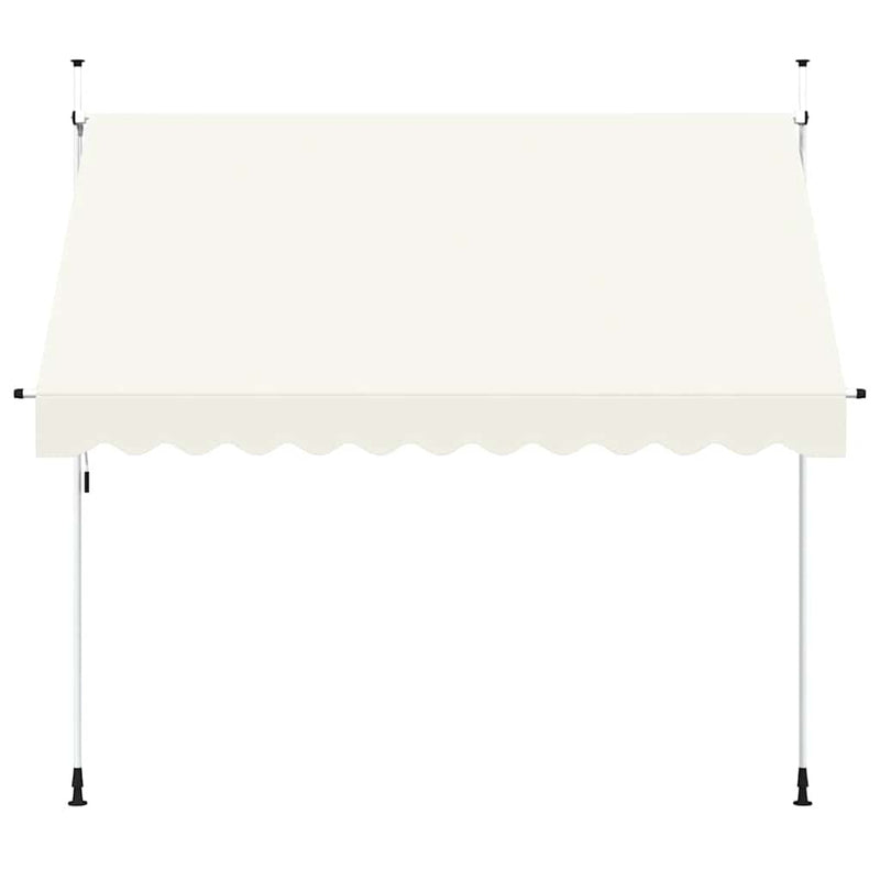 Tenda da Sole Retrattile Manuale 300 cm Crema con Telaio in Acciaio - Image 14 of 250