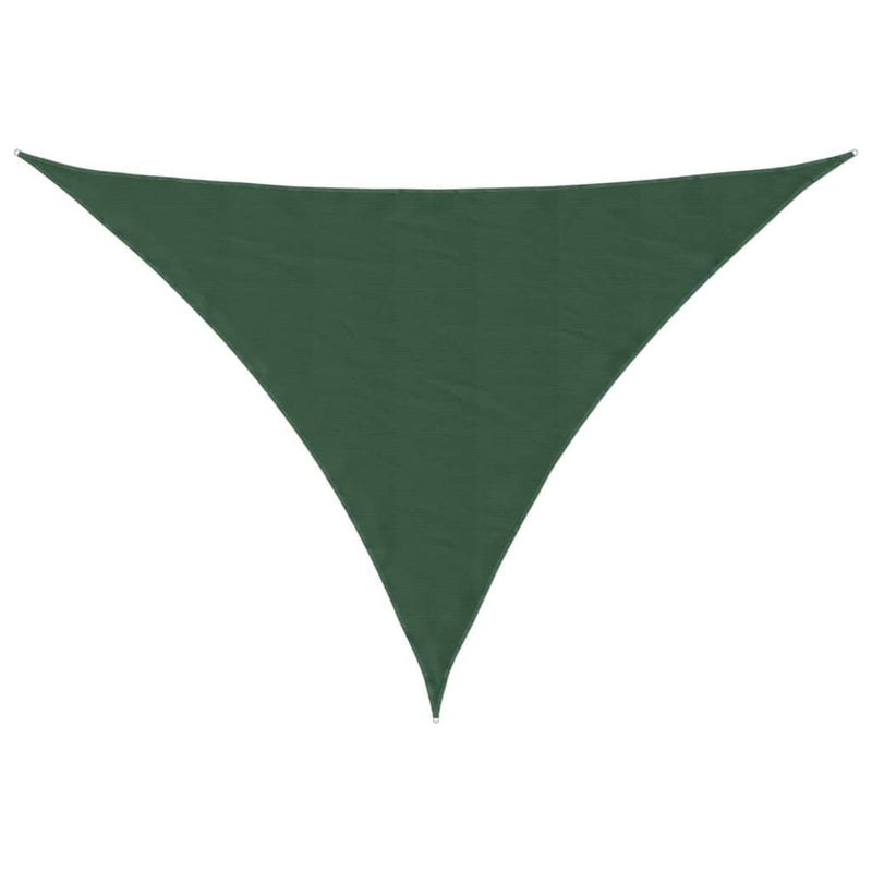 Parasole a Vela Triangolare Oxford 4×5×6,4 m Verde Scuro - Image 23 of 76