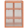 vidaXL Invernadero de Madera Maciza y Policarbonato 75x47x109 cm Marrón - Image 48 of 58
