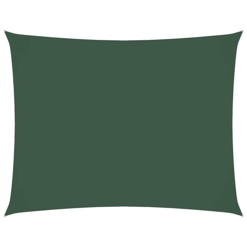 Parasole a Vela Rettangolare 5×7 m in Tessuto Oxford Rivestito PU Verde Scuro - Image 15 of 40