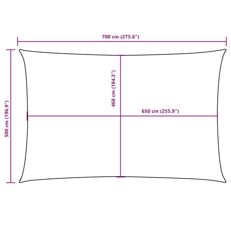 Parasole a Vela Rettangolare 5×7 m in Tessuto Oxford Rivestito PU Verde Scuro - Image 37 of 40
