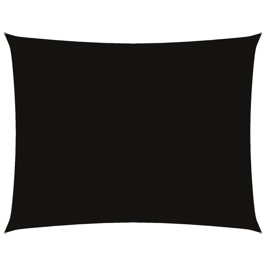 Vela Ombreggiante in Tessuto Oxford Rettangolare 4×5 m Nero - Image 11 of 40