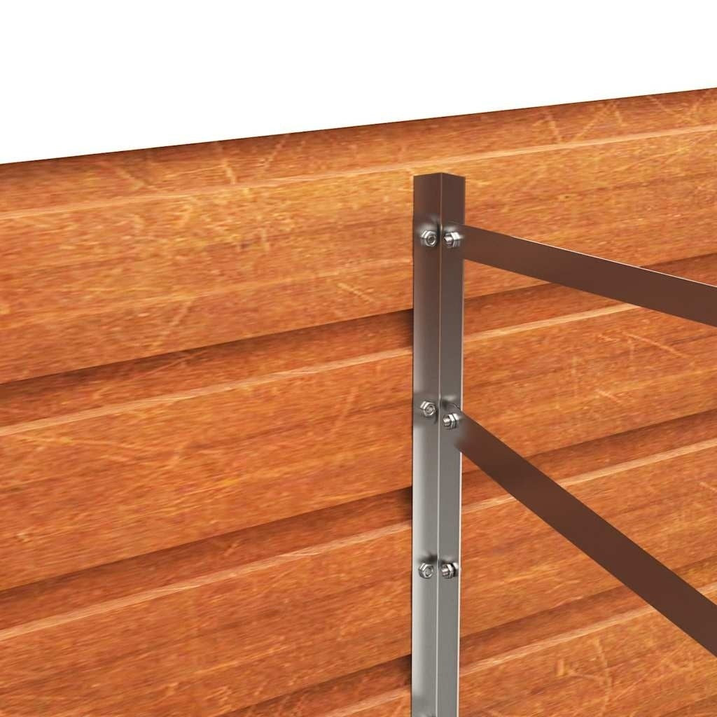 vidaXL Jardinera Elevada de Jardín Acero Corten 320x80x45 cm Óxido - Image 26 of 37