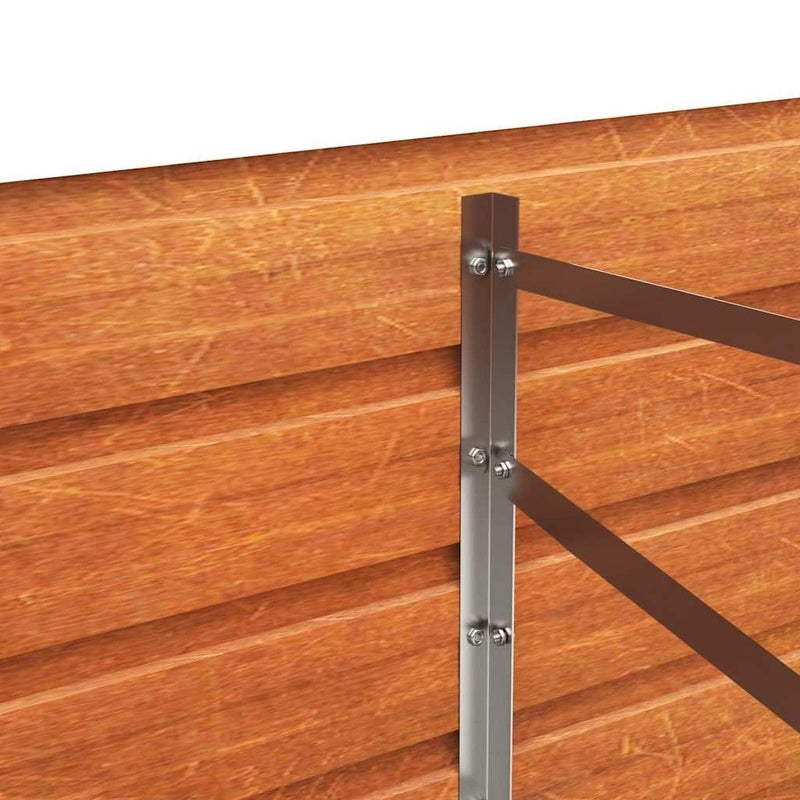 vidaXL Jardinera Elevada de Jardín Acero Corten 320x80x45 cm Óxido - Image 26 of 37