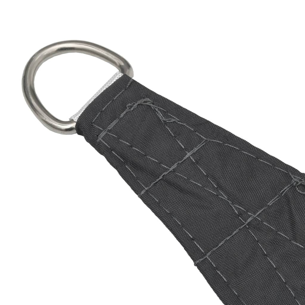 Parasole a Vela Oxford Triangolare 4×5×6,4 m Antracite - Image 32 of 36