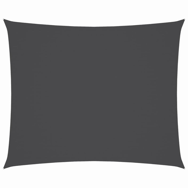 Parasole a Vela Rettangolare in Tessuto Oxford Rivestito PU 3×4 m Antracite - Image 6 of 40