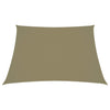 Parasole a Vela in Tela Oxford a Trapezio 2/4×3 m Beige - Image 4 of 20