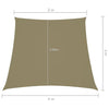 Parasole a Vela in Tela Oxford a Trapezio 2/4×3 m Beige - Image 15 of 20
