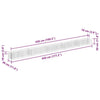 Gabbione Letto Rialzato Acciaio Zincato 450×30×30 cm Argento - Image 28 of 28