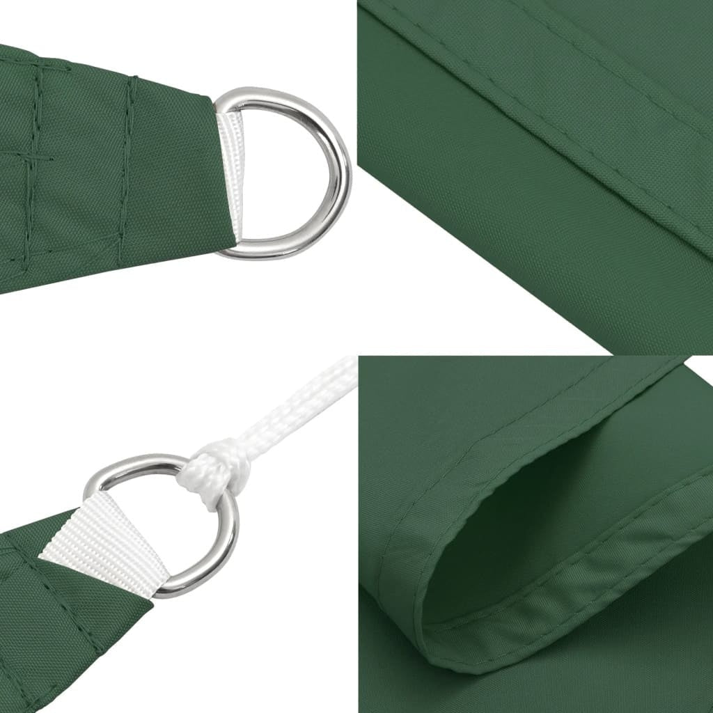 Parasole a Vela Quadrato in Tessuto Oxford 4,5×4,5 m Verde Scuro - Image 12 of 41