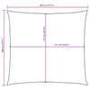 Parasole a Vela Quadrato in Tessuto Oxford 4,5×4,5 m Verde Scuro - Image 33 of 41