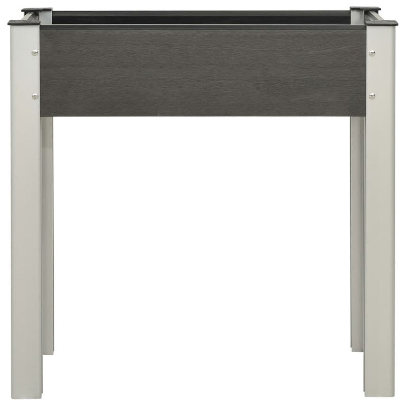 Fioriera Rialzata da Giardino in WPC 75×40×75 cm Grigio - Image 1 of 20