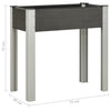 Fioriera Rialzata da Giardino in WPC 75×40×75 cm Grigio - Image 14 of 20