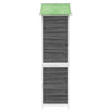 Rimessa da Giardino Legno Massello Pino 120×53,5×170 cm Grigia - Image 12 of 22