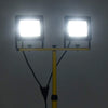 Faretto a LED con Treppiede 2×50 W, 7000 lm, Altezza Regolabile (79-172,5) cm, Nero/Giallo - Image 8 of 34