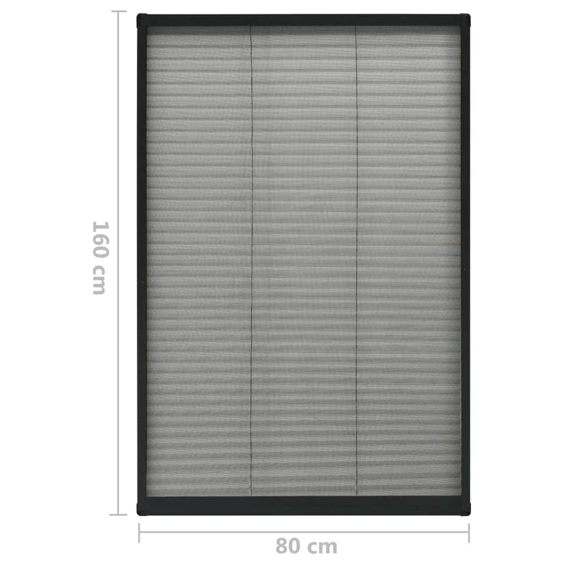 Zanzariera Plissettata Finestre Alluminio Antracite 120×120 cm - Image 29 of 41