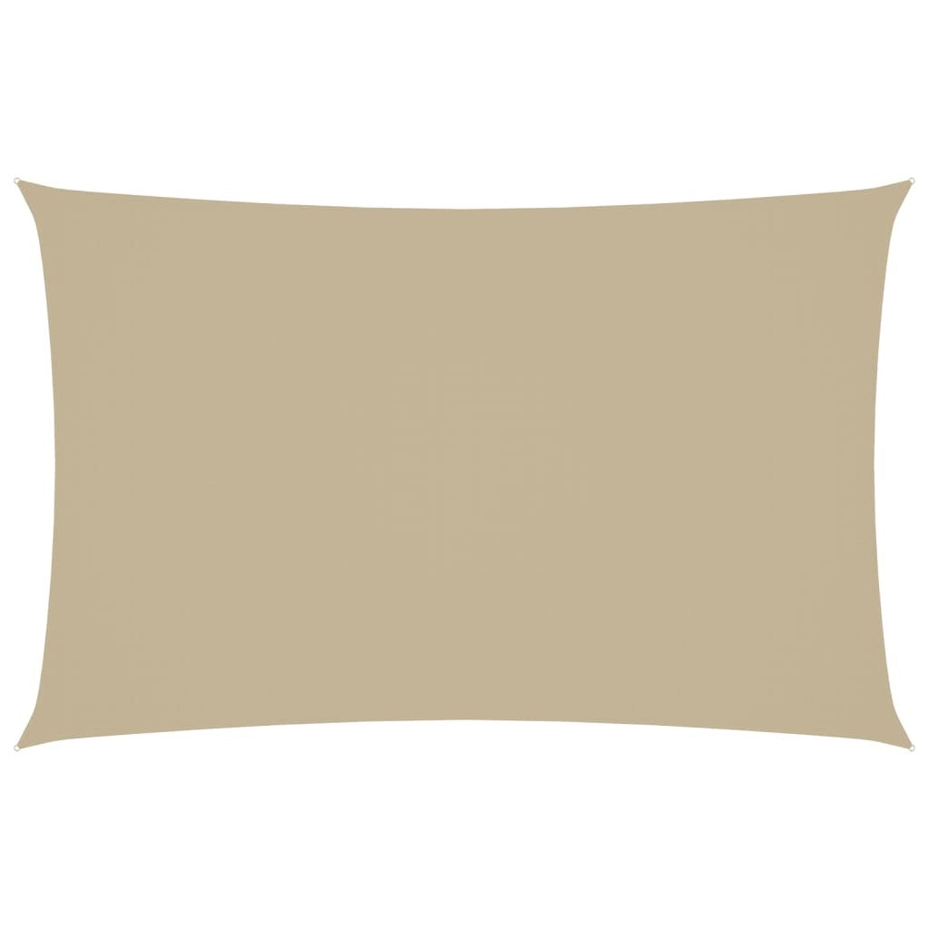 Parasole a Vela Tessuto Oxford rivestito in PU Rettangolare 6×5 m Beige - Image 10 of 36