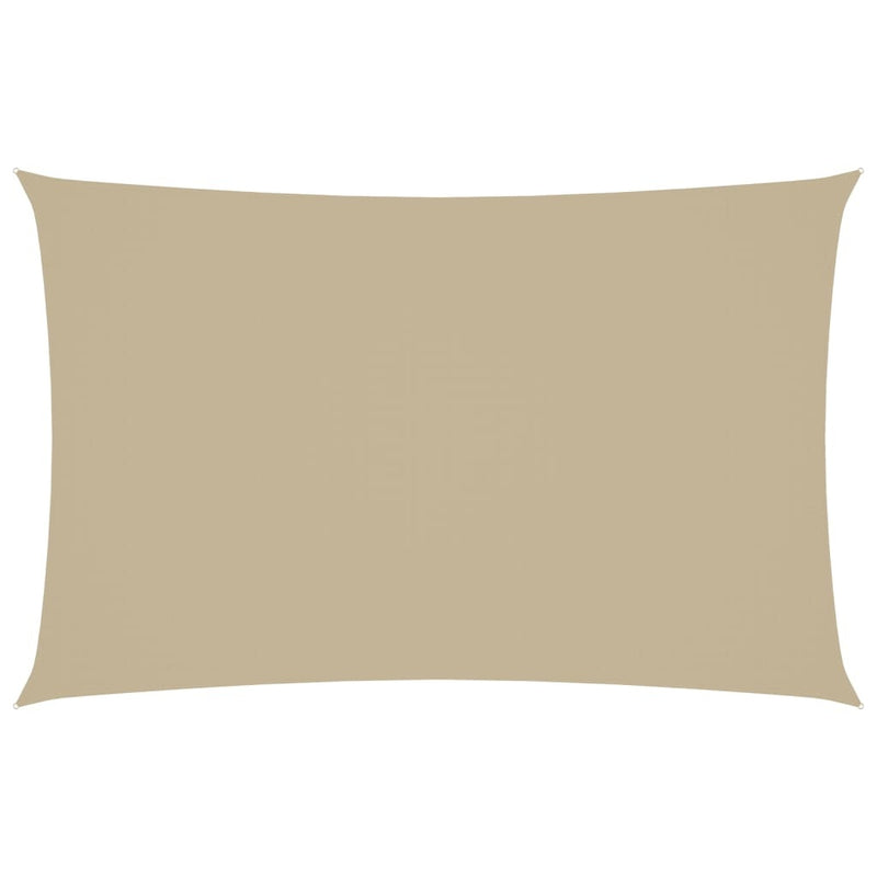Parasole a Vela Tessuto Oxford rivestito in PU Rettangolare 6×5 m Beige - Image 10 of 36